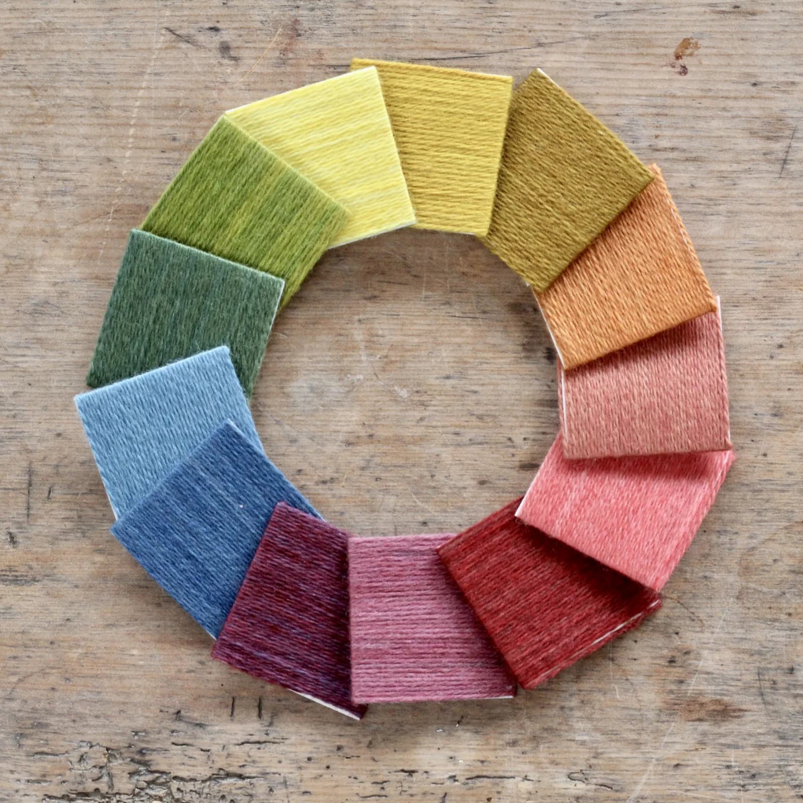 Natural Dye - Colour Rainbow - Wool