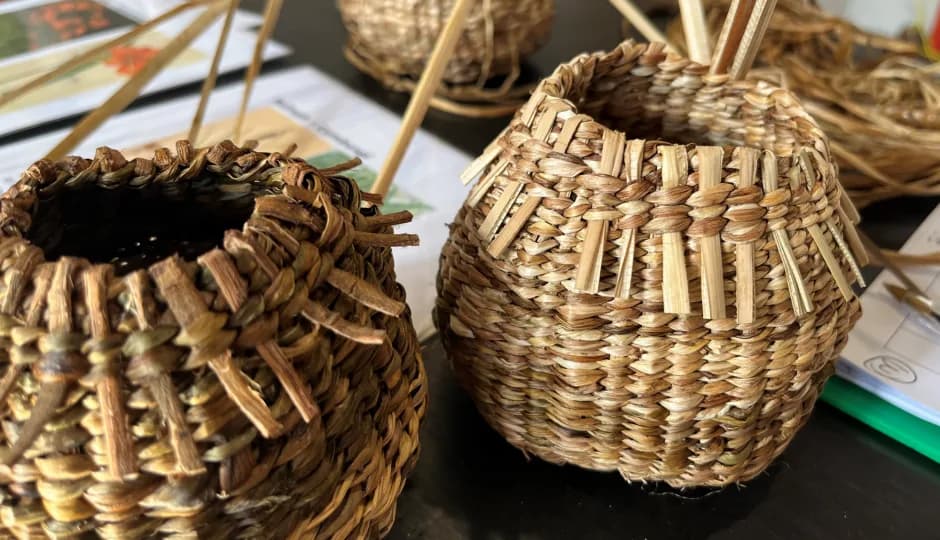 Basketry - Small Twined Basket